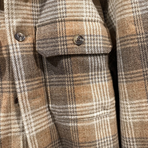 Banana Republic Heavy Flannel Shacket - Picture 3 of 8